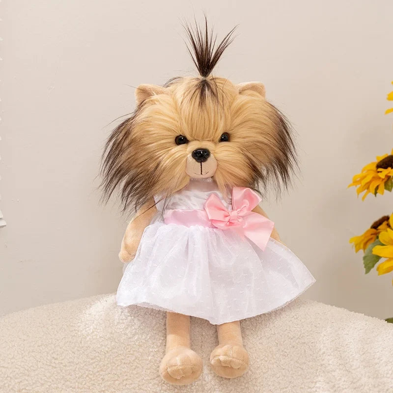 Cute Lion S Head Puppy Plush Toys Soft Animal Home Decoration – 6 Colors