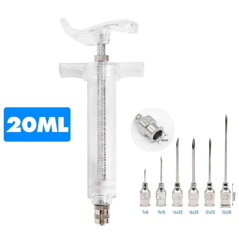 10/20/30/50ml Transparent Syringes - MyPetDollar.com