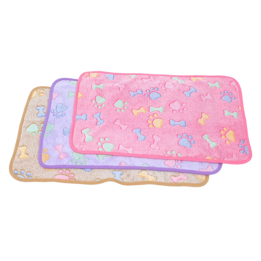3Pcs Fleece Pet Blanket Warm Dog Blanket for - MyPetDollar.com