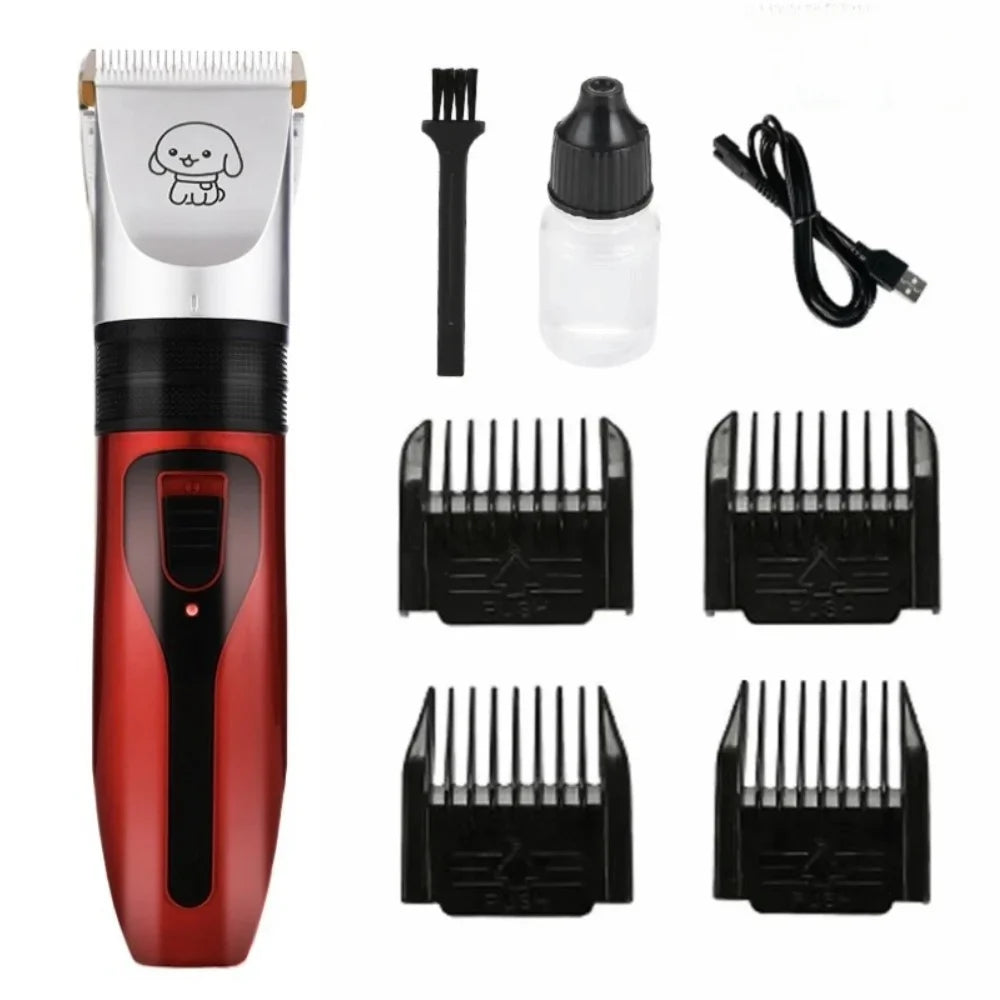 Professional USB Rechargeable Dog Hair Clippers – 6 Colors