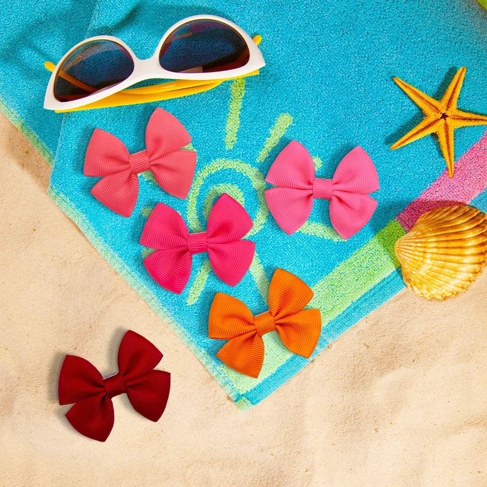 2PCS Solid Dog Bows Dog Hair Clips Pet - MyPetDollar.com