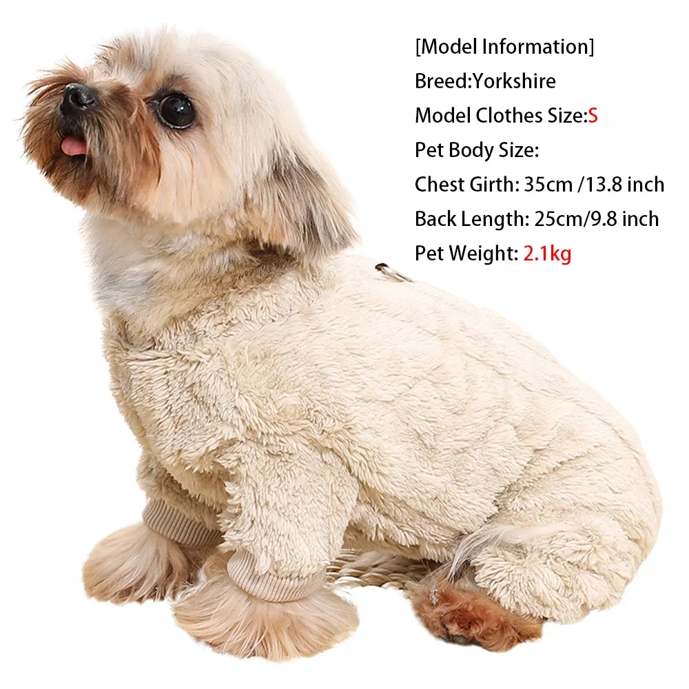 Soft Dog Clothes For Winter Warm Puppy - MyPetDollar.com