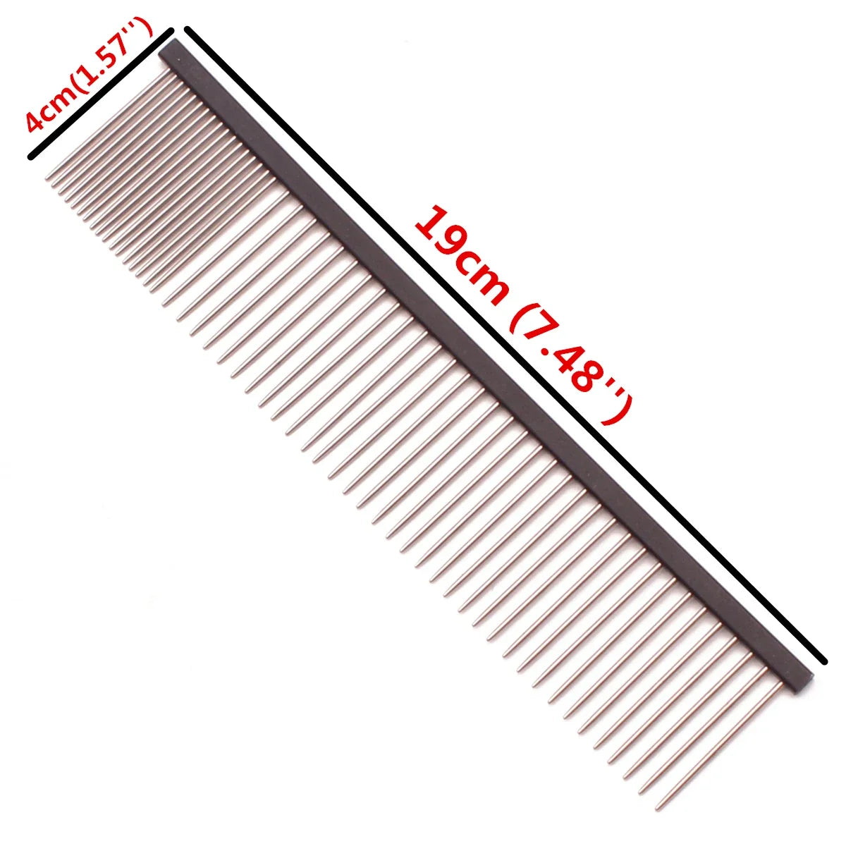 Pet Comb Aluminium Handle Dog Grooming – 15 Colors