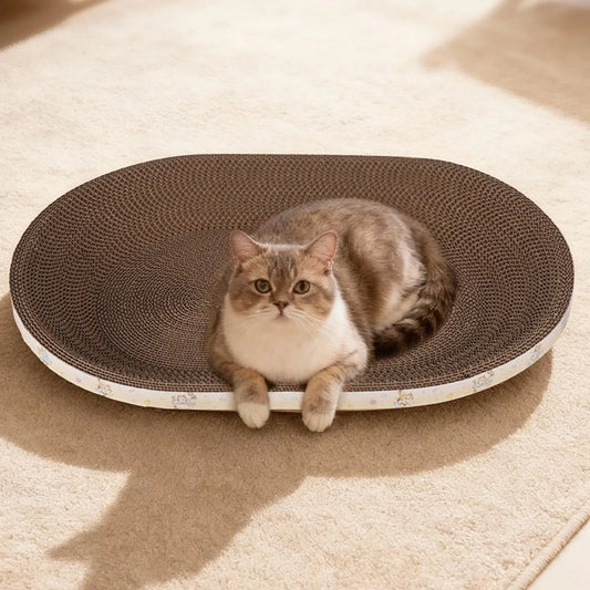 oval cat scratching bowl indoor cat - MyPetDollar.com