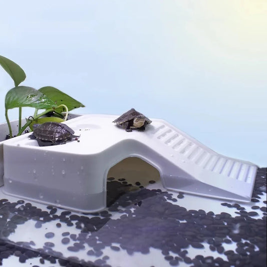 Plastic Turtle Climbing Ramp with Multifunctional Sun Drying