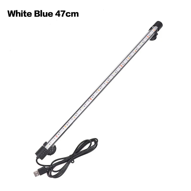 17-47cm USB Plug Aquarium Light LED Waterproof Fish Tank – 8 Colors