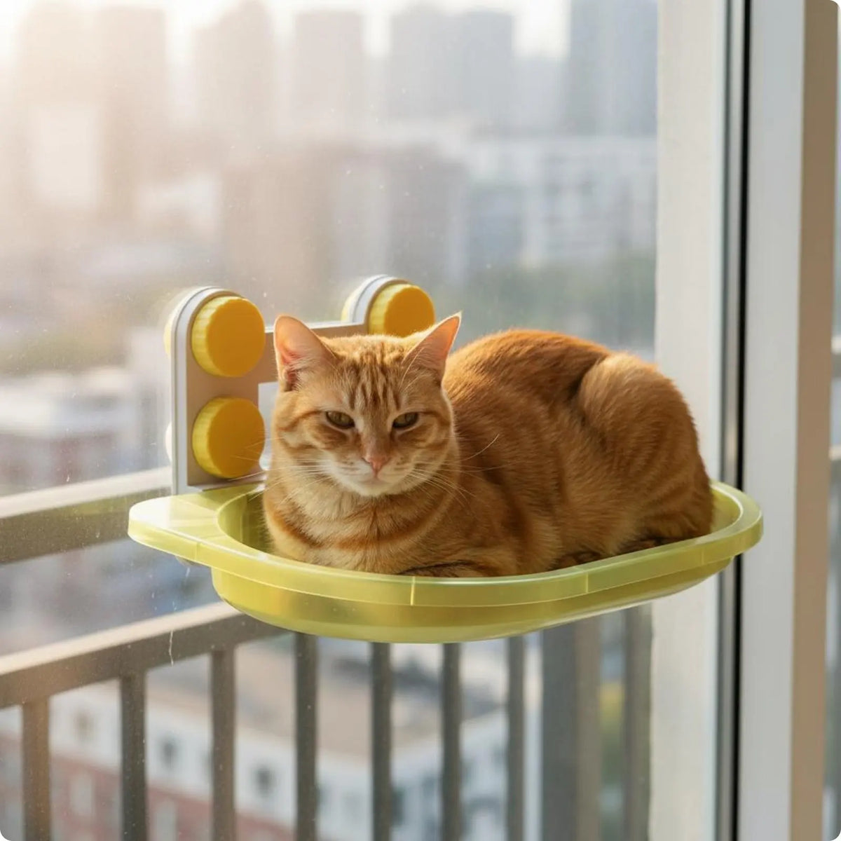 Suction Cup Feline Bed