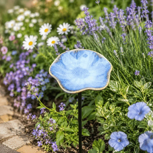 Ceramic Bee Butterfly Water Feeder Watering - MyPetDollar.com