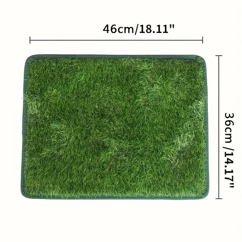 Non-Slip Simulation Lawn Dog Toilet Training Mat