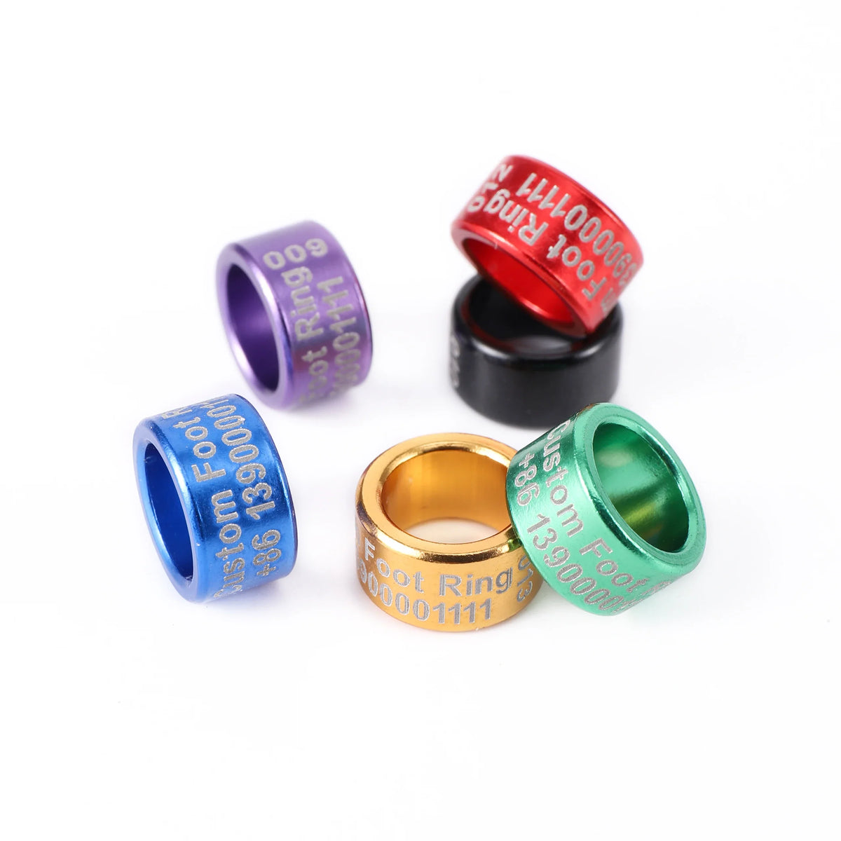 DIY Custom 8/10mm Pigeon Foot Ring - MyPetDollar.com