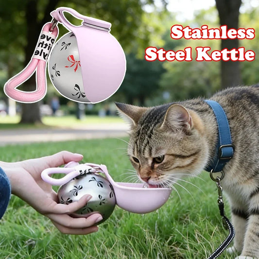 Portable Pet Water Bowl, 285ml, Foldable - MyPetDollar.com