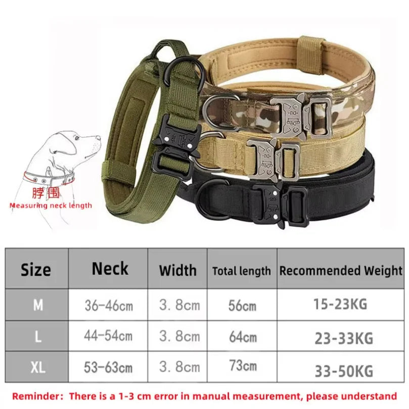Medium to Large Dogs Tactical Collar - MyPetDollar.com