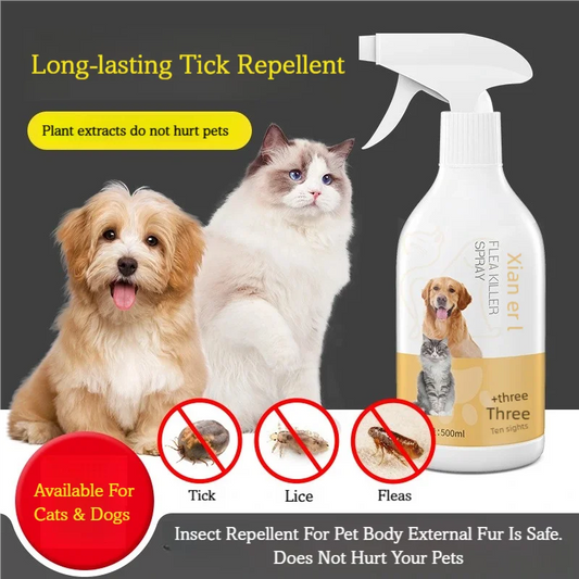 500ml Pet Insect Repellent Flea & Tick - MyPetDollar.com