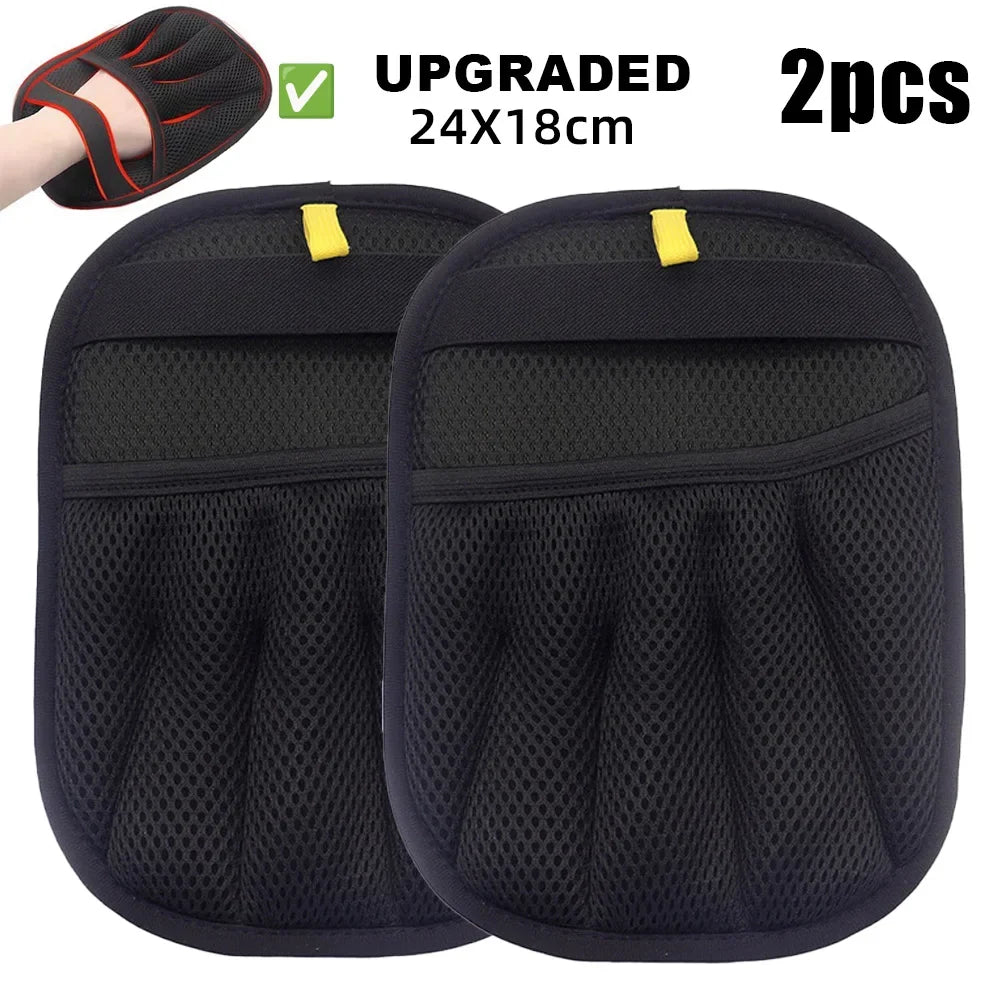 5-Finger Reusable Double-sided Pet Hair Removal Glove, Soft