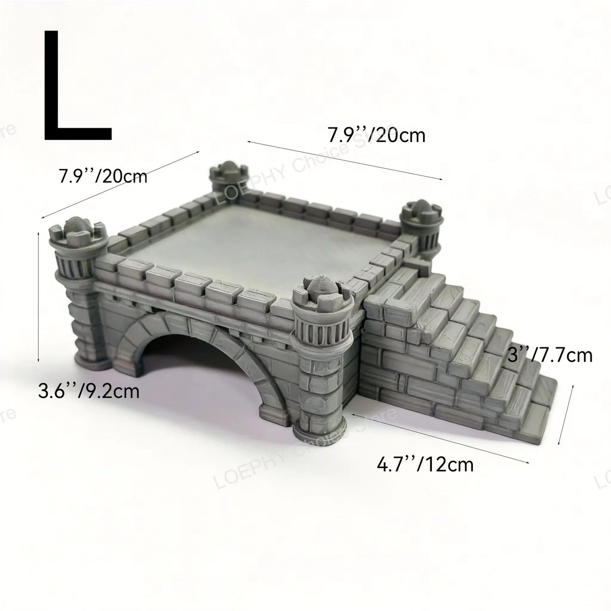 Castle Reptile Hide Cave with Stairs – 3 Colors