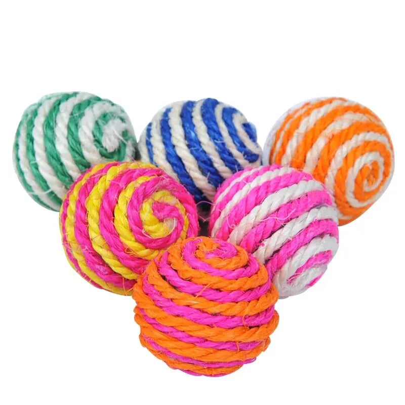 4 PCS Balls Interactive Pet Toys for Cats - MyPetDollar.com