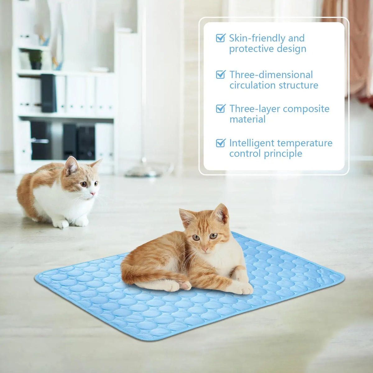 Pet Cooling Ice Silk Pads Dog Cooling Mat - MyPetDollar.com