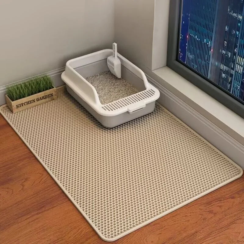 60CMX90CM Cat Litter Mat Waterproof Double - MyPetDollar.com