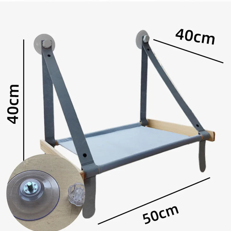 Cat Window Hammock Nest with Suction Cups