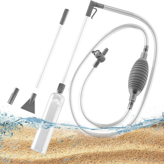 Siphon Pump with Filter Nozzle Fish Tank - MyPetDollar.com