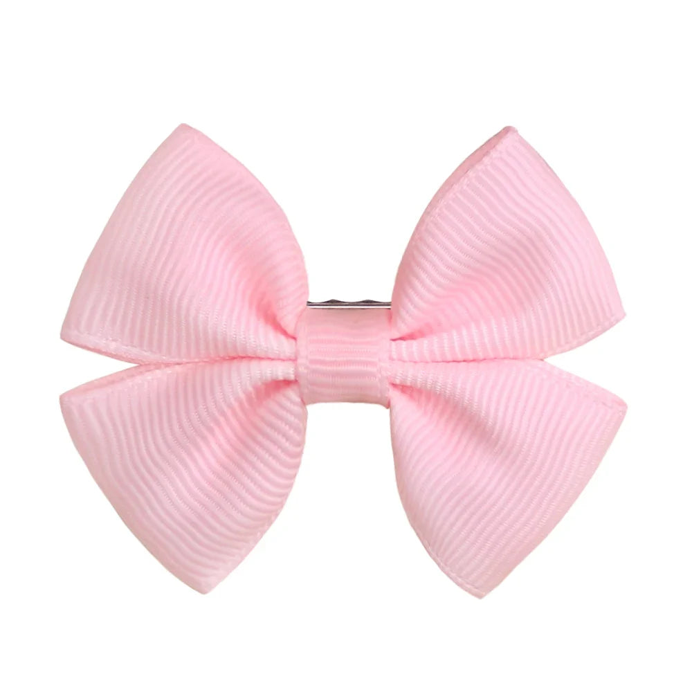 Solid Dog Bows Hair Clips Pet Bowknot Doggly Grooming