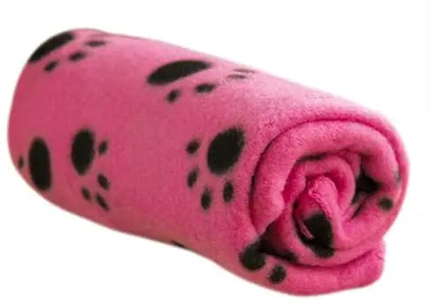 Soft Pet Blanket Paw Print Dog Cat Blanket - MyPetDollar.com