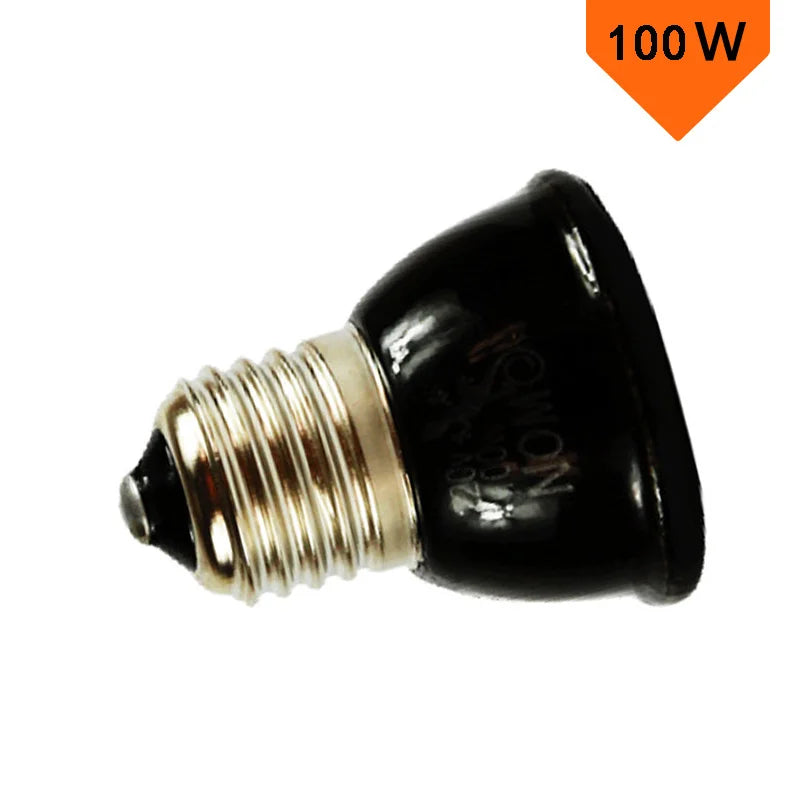 Mini E27 Ceramic Heat Lamp Infrared Reptile Heating Bulb No – 5 Colors