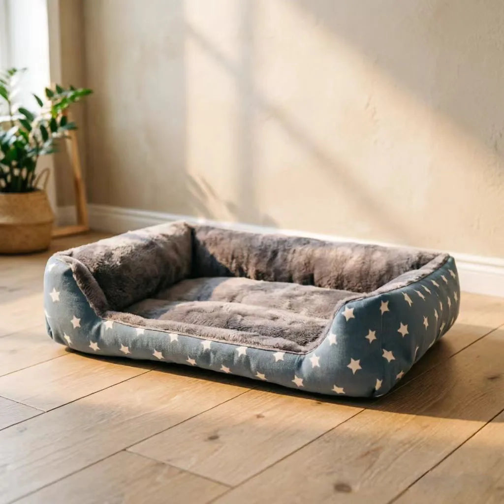 Pet Mattress Gray Soft Dog Bed Warm Sleeping - MyPetDollar.com