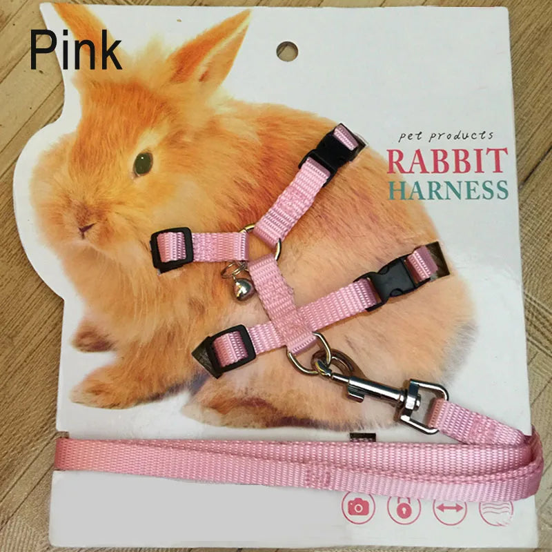 120cm Rabbit Soft Harness Leash – Small Pet Supplies