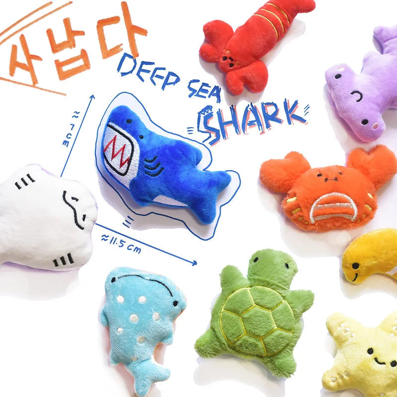 Marine Animal Plush Pet Dog Voice Toy Mini - MyPetDollar.com