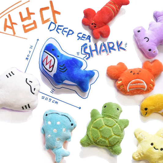 Marine Animal Plush Pet Dog Voice Toy Mini - MyPetDollar.com