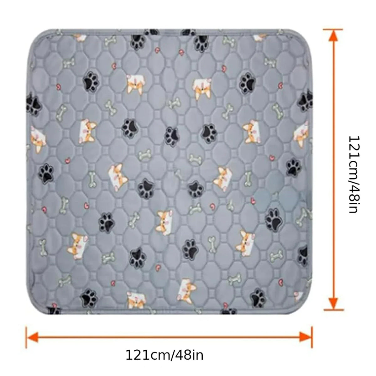 Washable Pet Mat - Thickened and Reusable Urine Isolation Bed