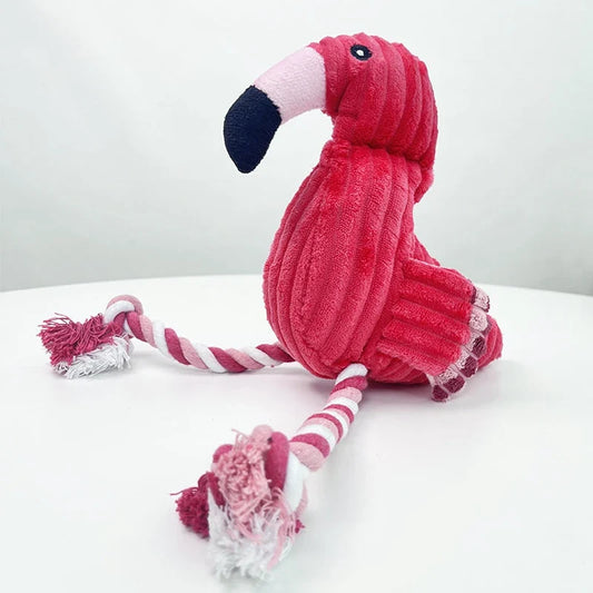 1PC Animal Shape Squeaky Toys Plush Dog Toy - MyPetDollar.com