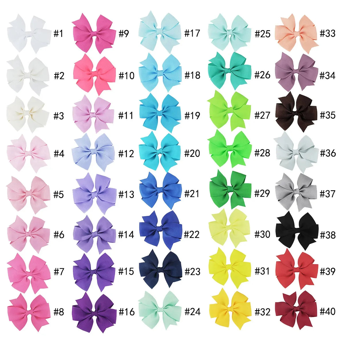 50/100PCS Large Dog Hair Clips Bows Pet Dog - MyPetDollar.com