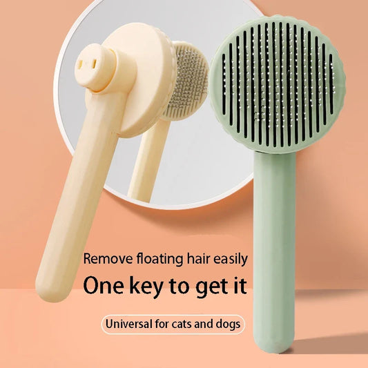 Pet Hair Removal Comb Cat Brush Self - MyPetDollar.com