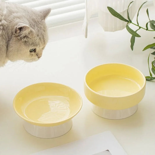Creative Ceramic Cat Bowl Cute Large - MyPetDollar.com