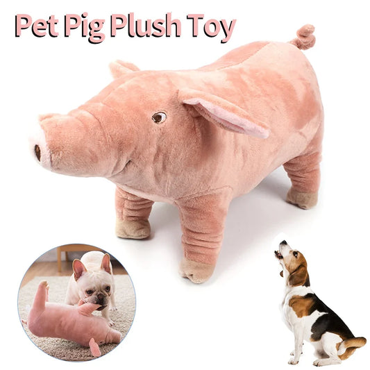 Cute Plush Pig French Bulldog Chew Toys for - MyPetDollar.com