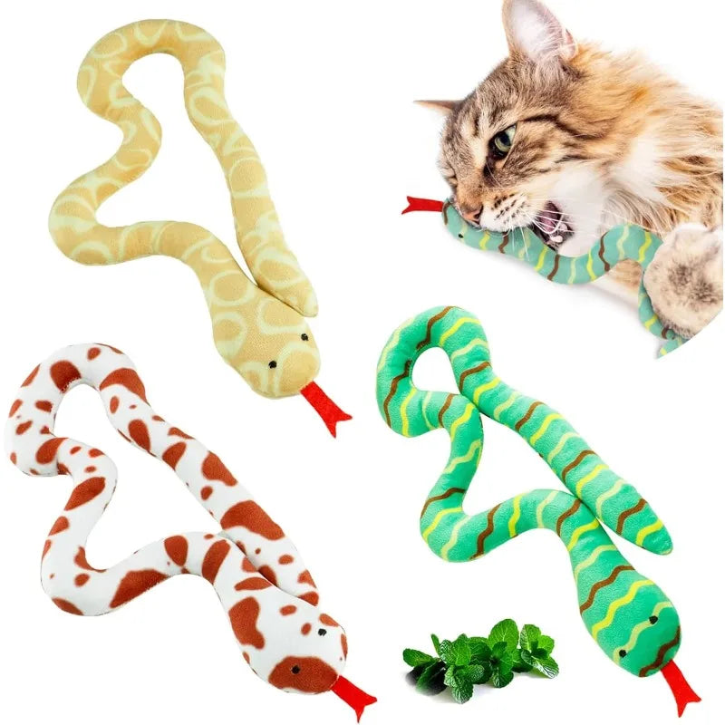 Cat Catnip Toy Interactive Toy Plush Cat - MyPetDollar.com