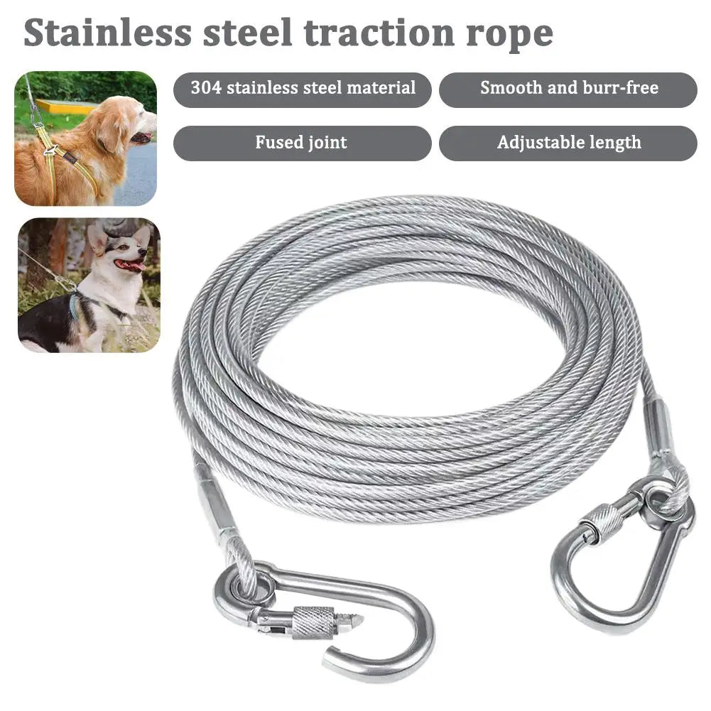 Dog Chains Lead Leash Cable Double-headed - MyPetDollar.com