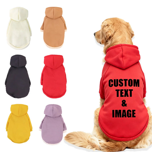Customized Pet Hooded Sweatshirt Cats & Dogs - MyPetDollar.com