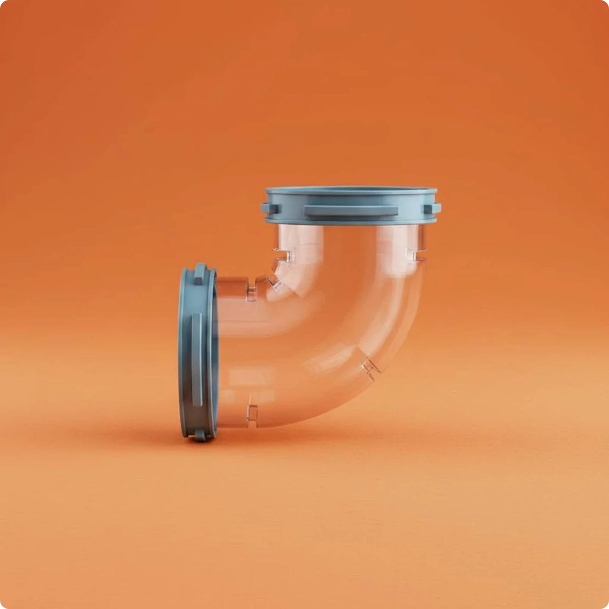 C-shaped Hamster Tunnel Tube Modular Curved Elbow for Small Pets