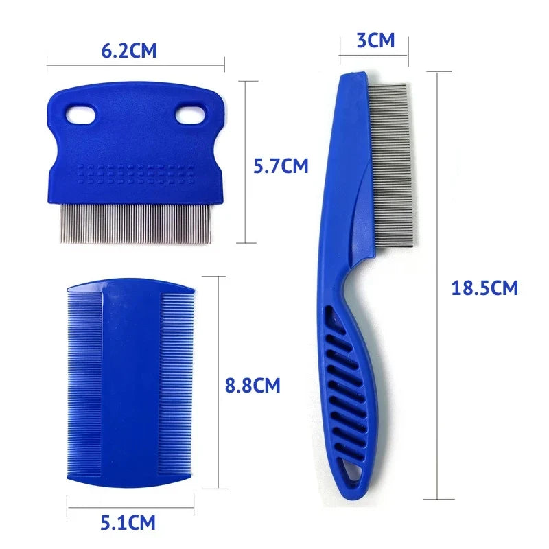 Flea Comb Cat Grooming Comb Set 3 Pcs/set - MyPetDollar.com