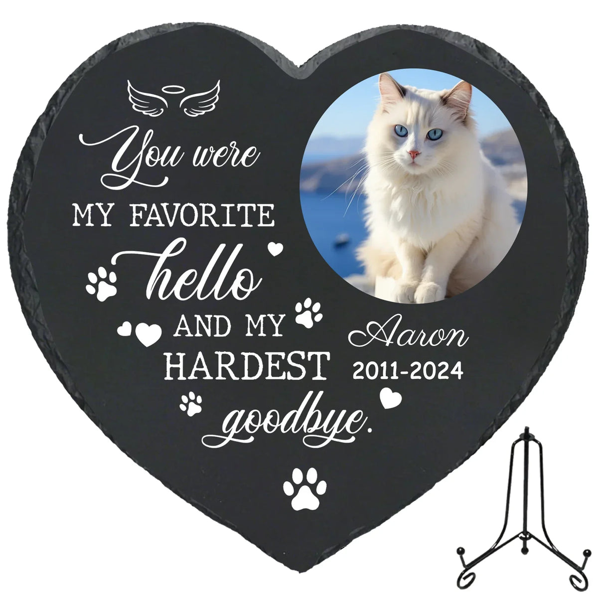 Personalized Pet Memorial Stone,Custom Cat - MyPetDollar.com