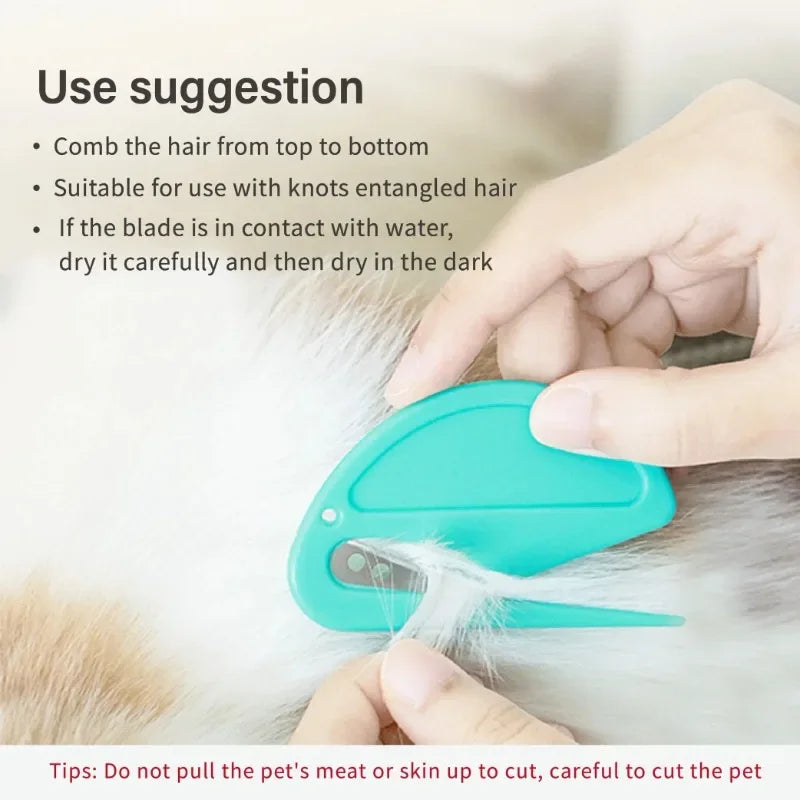 Multicolor Pet Knot Cutter Hair Remover - MyPetDollar.com