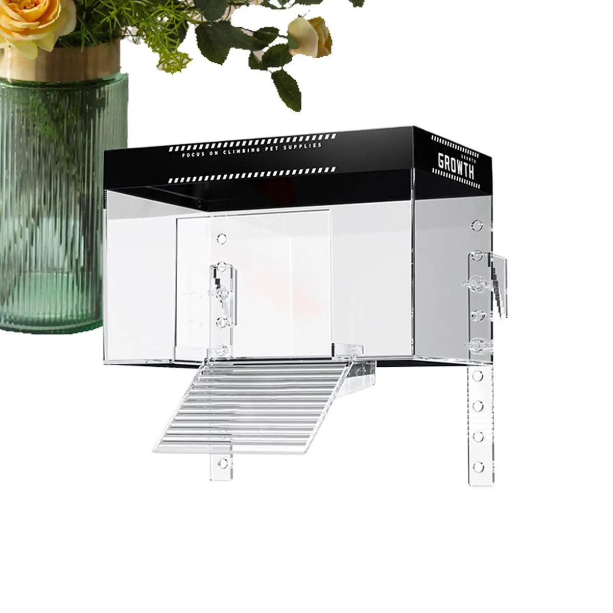 Pet Turtle Tank Basking Dock with Lid - MyPetDollar.com