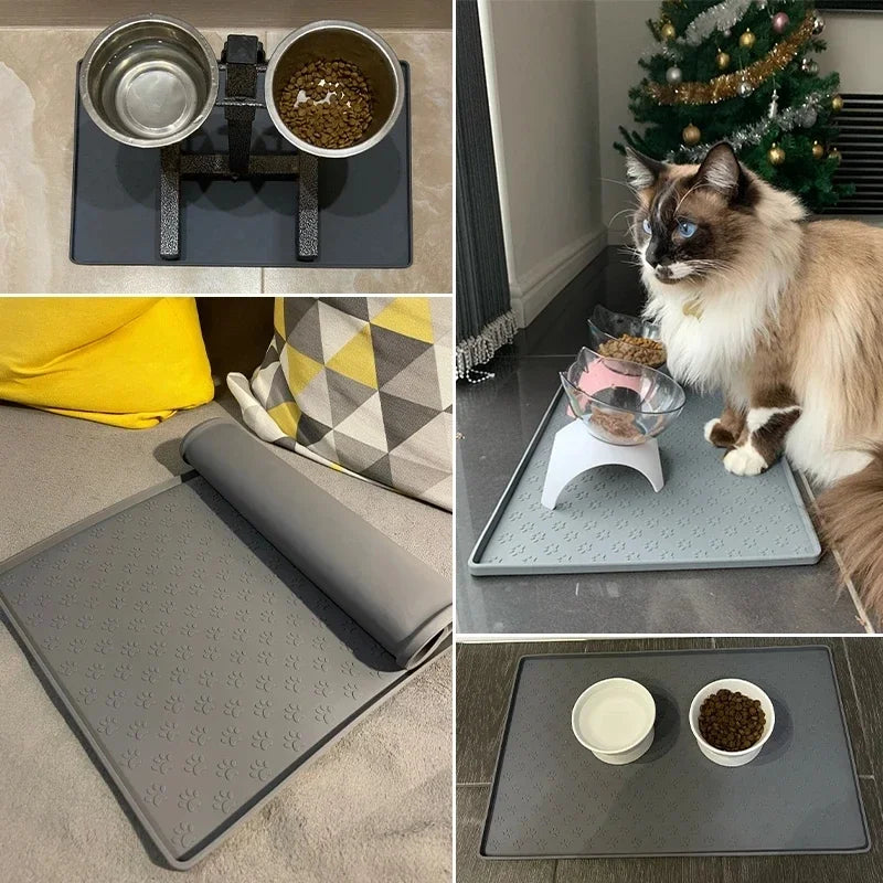 Pet Placemat Cat Dog Drinking Feeding - MyPetDollar.com