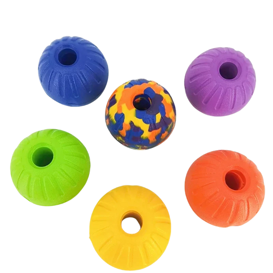 7/9cm Eva Hollow Dog Rubber Ball Can Float - MyPetDollar.com