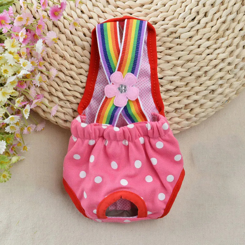 Cat Dog Female Panties Denim Strap Pet - MyPetDollar.com
