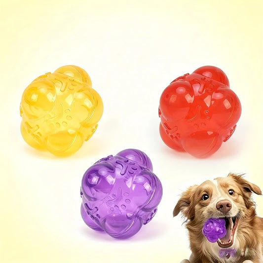 Funny Rubber Dog Ball Toy Play Squeak Toy - MyPetDollar.com