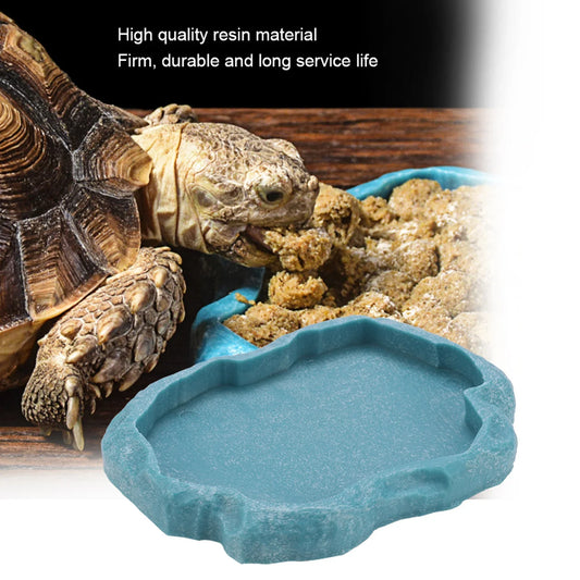 ABS Resin Reptile Rock Food and Water Dish - MyPetDollar.com